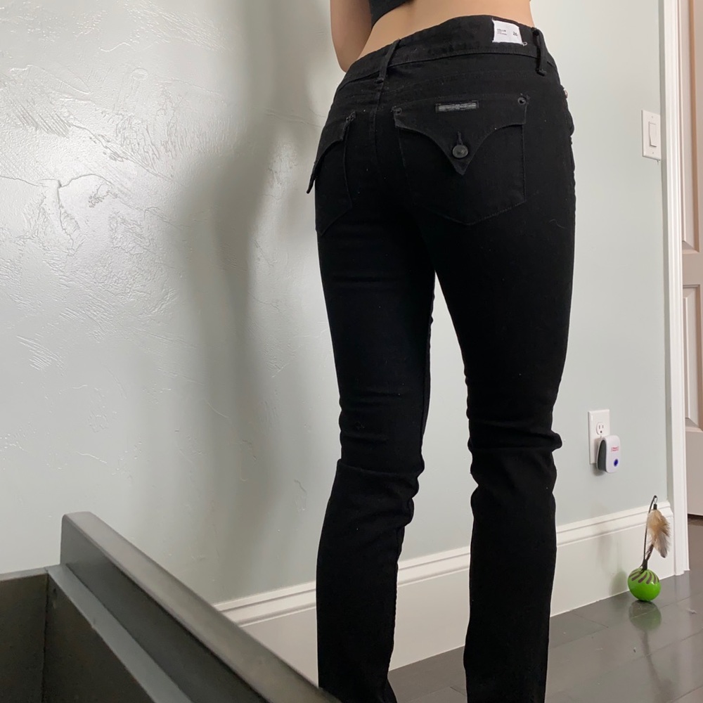 Hudson Black Low Rise Jeans
